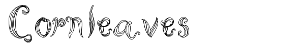 Cornleaves font preview